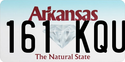 AR license plate 161KQU