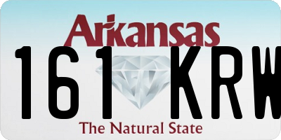 AR license plate 161KRW