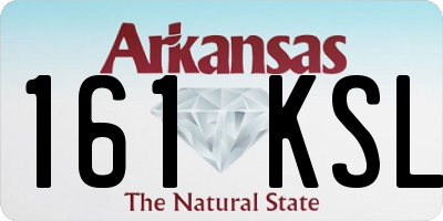 AR license plate 161KSL
