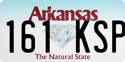 AR license plate 161KSP