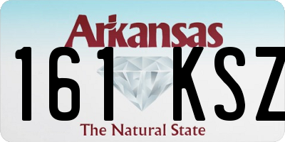 AR license plate 161KSZ