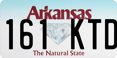 AR license plate 161KTD