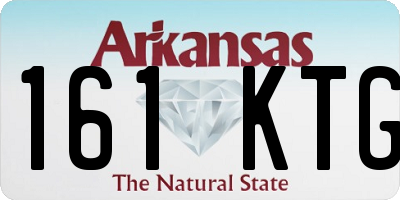 AR license plate 161KTG