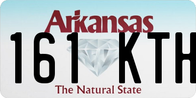 AR license plate 161KTH