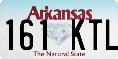 AR license plate 161KTL