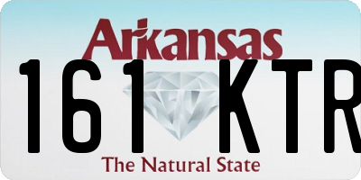 AR license plate 161KTR