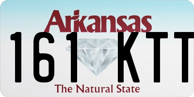 AR license plate 161KTT