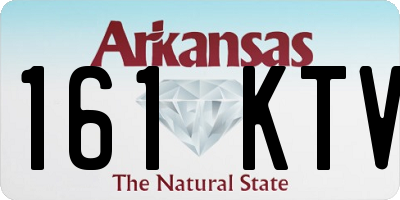 AR license plate 161KTV