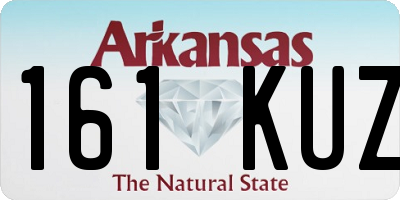 AR license plate 161KUZ