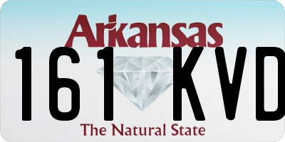 AR license plate 161KVD