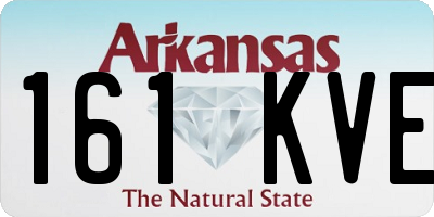 AR license plate 161KVE