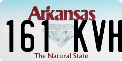 AR license plate 161KVH