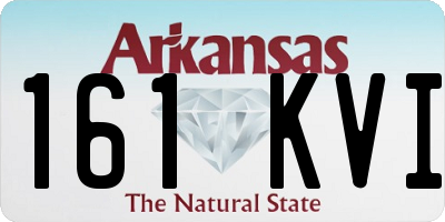 AR license plate 161KVI