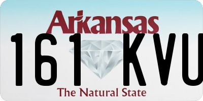 AR license plate 161KVU