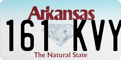 AR license plate 161KVY