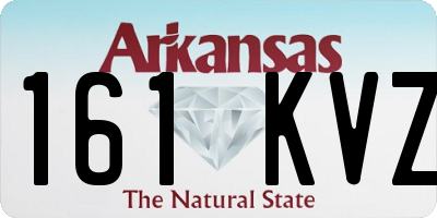 AR license plate 161KVZ