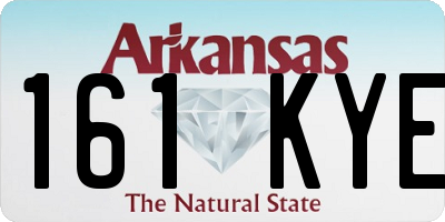 AR license plate 161KYE