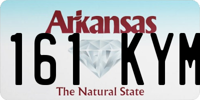AR license plate 161KYM