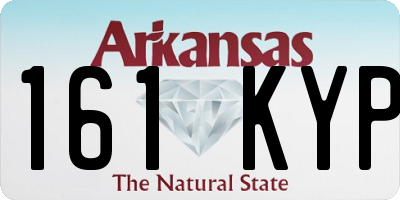 AR license plate 161KYP