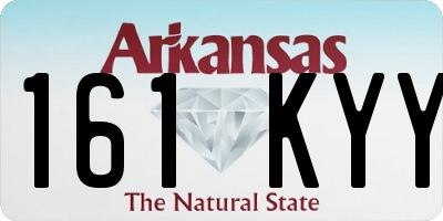 AR license plate 161KYY