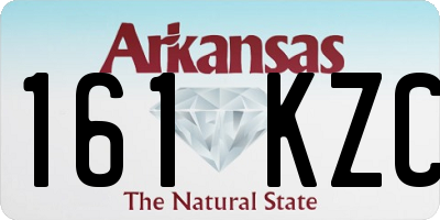 AR license plate 161KZC