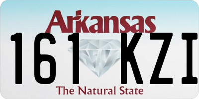 AR license plate 161KZI