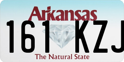 AR license plate 161KZJ