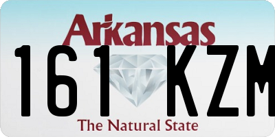 AR license plate 161KZM