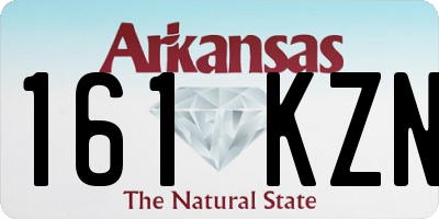 AR license plate 161KZN