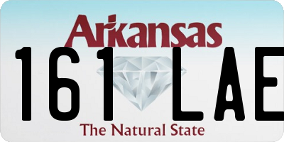 AR license plate 161LAE