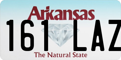AR license plate 161LAZ