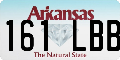 AR license plate 161LBB