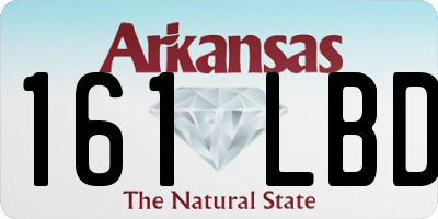AR license plate 161LBD