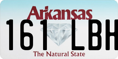 AR license plate 161LBH