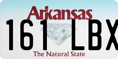 AR license plate 161LBX