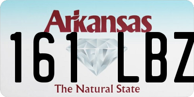 AR license plate 161LBZ