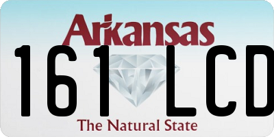 AR license plate 161LCD