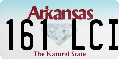 AR license plate 161LCI