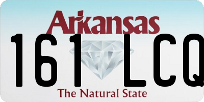 AR license plate 161LCQ