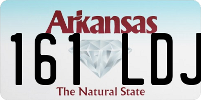 AR license plate 161LDJ