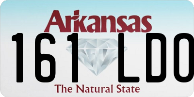 AR license plate 161LDO