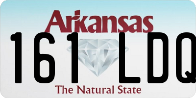 AR license plate 161LDQ