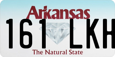 AR license plate 161LKH