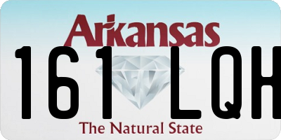 AR license plate 161LQH