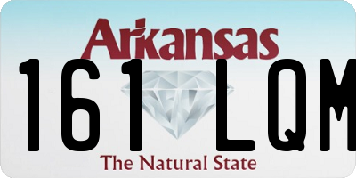 AR license plate 161LQM