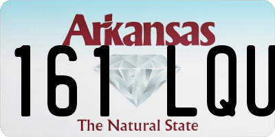 AR license plate 161LQU