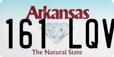 AR license plate 161LQV