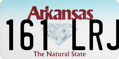 AR license plate 161LRJ