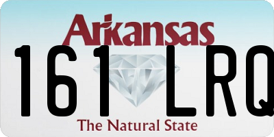 AR license plate 161LRQ