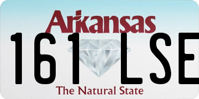 AR license plate 161LSE